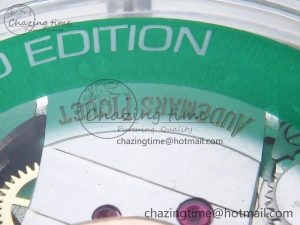 OnTrend Royal Oak Offshore 44mm Transparent APF Best Edition Green Dial on Green Rubber Strap A 4581