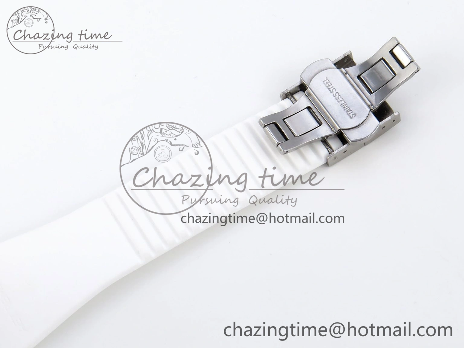 Breathable Royal Oak Offshore 44mm Transparent APF Best Edition Red Dial on White Rubber Strap A 4580