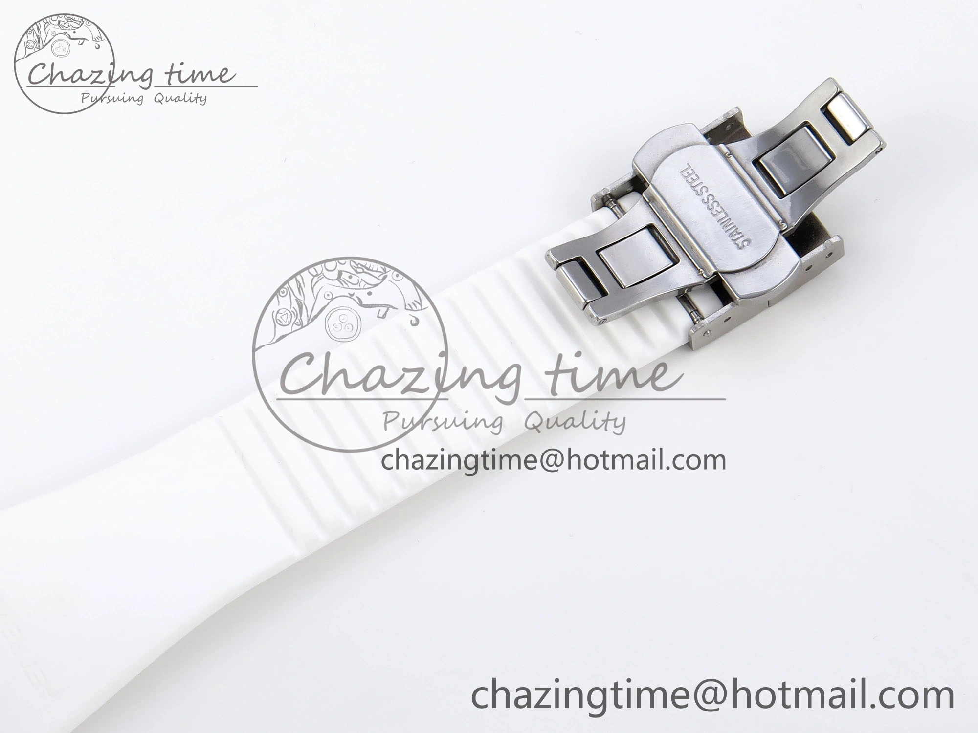 Breathable Royal Oak Offshore 44mm Transparent APF Best Edition Red Dial on White Rubber Strap A 4580