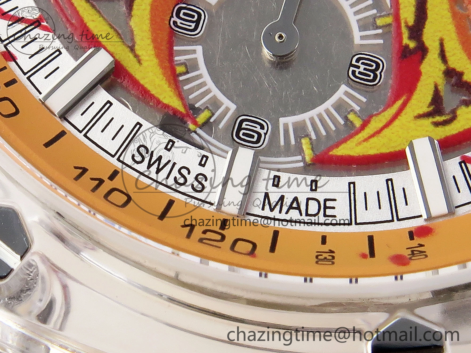 Royal Oak Offshore 44mm Transparent APF Best Edition Yellow Dial on Yellow Rubber Strap A WaterResistant 4583