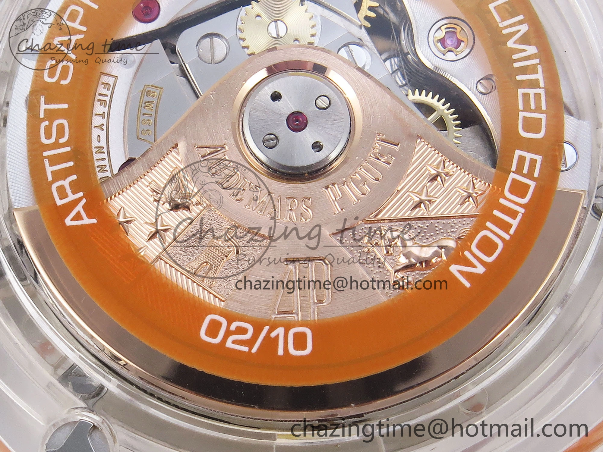 Royal Oak Offshore 44mm Transparent APF Best Edition Yellow Dial on Yellow Rubber Strap A WaterResistant 4583