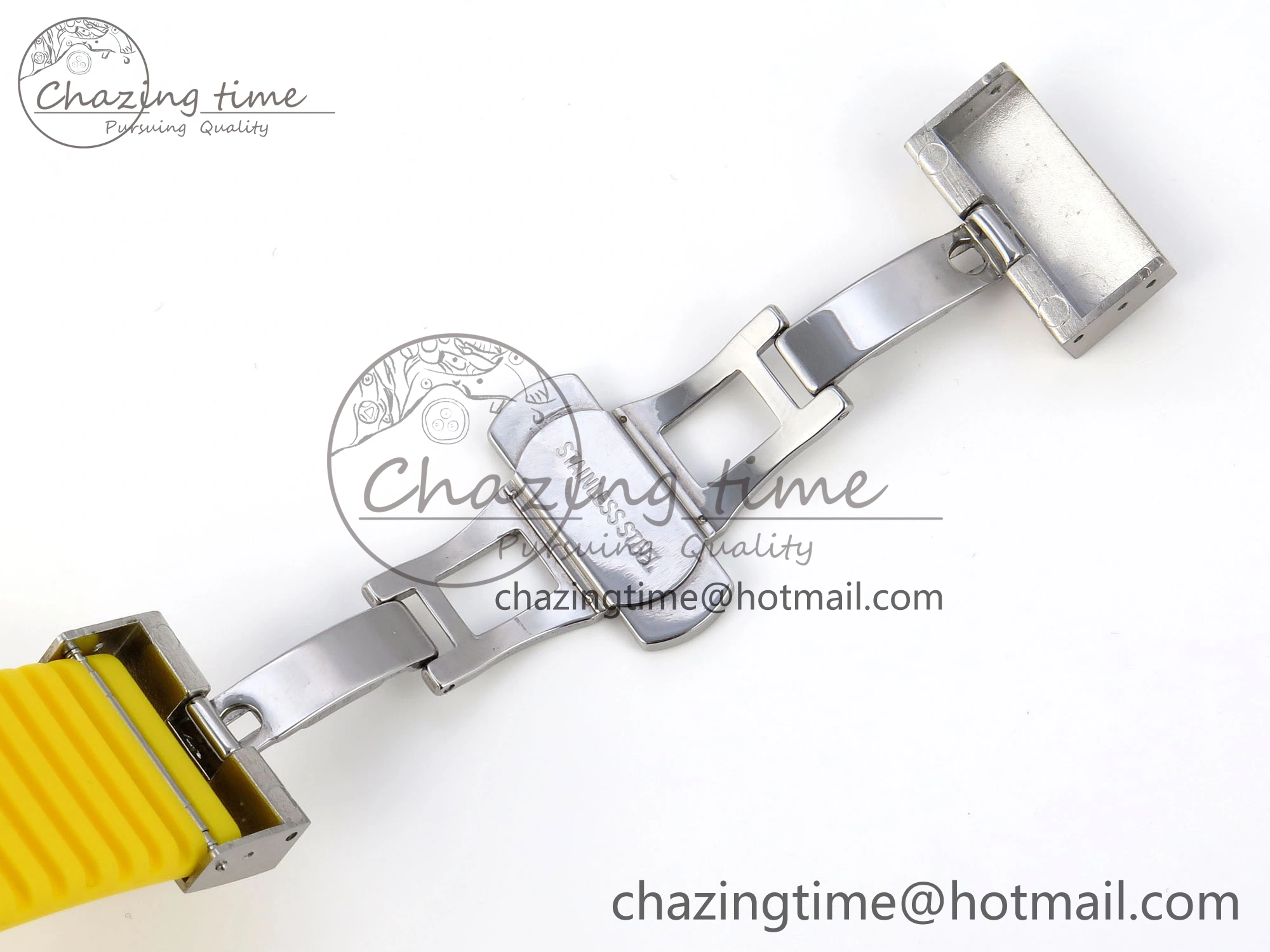 Royal Oak Offshore 44mm Transparent APF Best Edition Yellow Dial on Yellow Rubber Strap A WaterResistant 4583