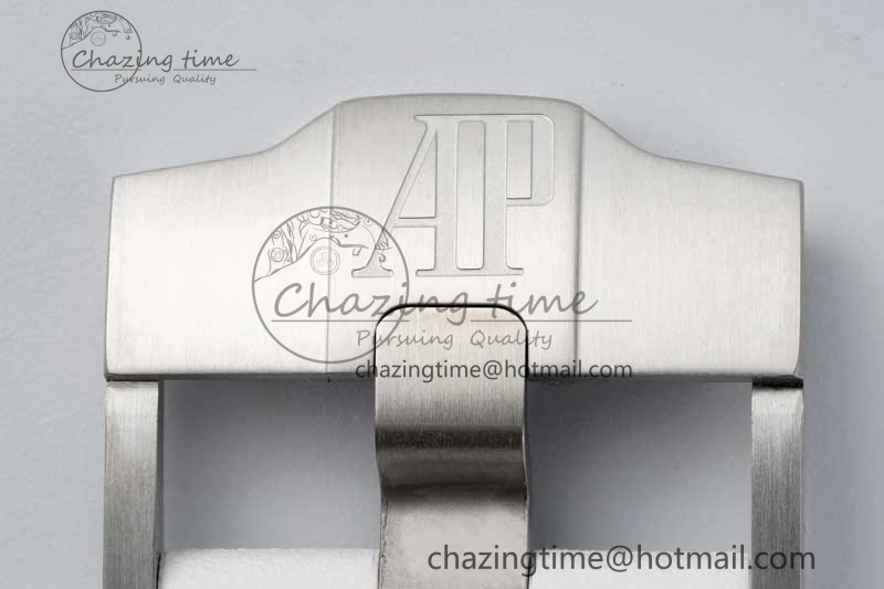 Chic Royal Oak Offshore 44mm White Ceramic APF 1:1 Best Edition White Dial on Rubber Strap A 4725
