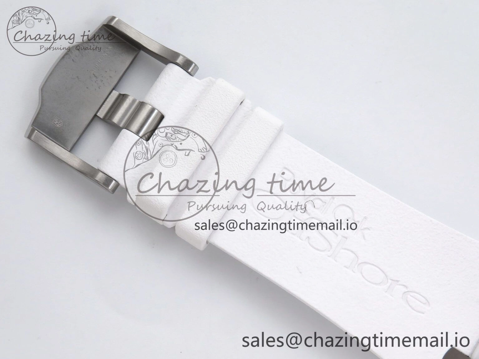 EyeCatching Royal Oak Offshore 44mm White Ceramic TKF 1:1 Best Edition White Dial on White Rubber Strap A 4360
