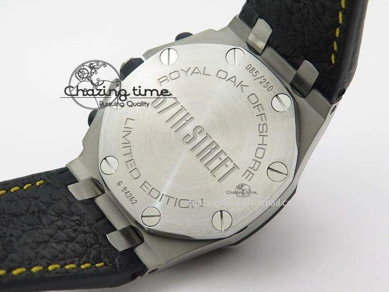 Stylish Royal Oak Offshore “57th Street” Rubberclad Bezel JF Best Edition On Leather Strap A 5124