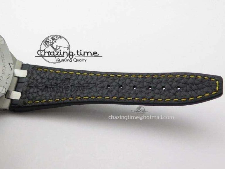 Stylish Royal Oak Offshore “57th Street” Rubberclad Bezel JF Best Edition On Leather Strap A 5124