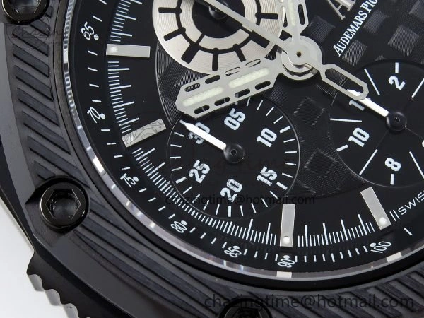 Royal Oak Offshore AP0861A Survivor Ltd Ed DLC CER RU Black IPF A Bright 4464