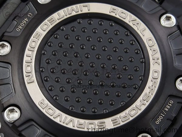 Royal Oak Offshore AP0861A Survivor Ltd Ed DLC CER RU Black IPF A Bright 4464