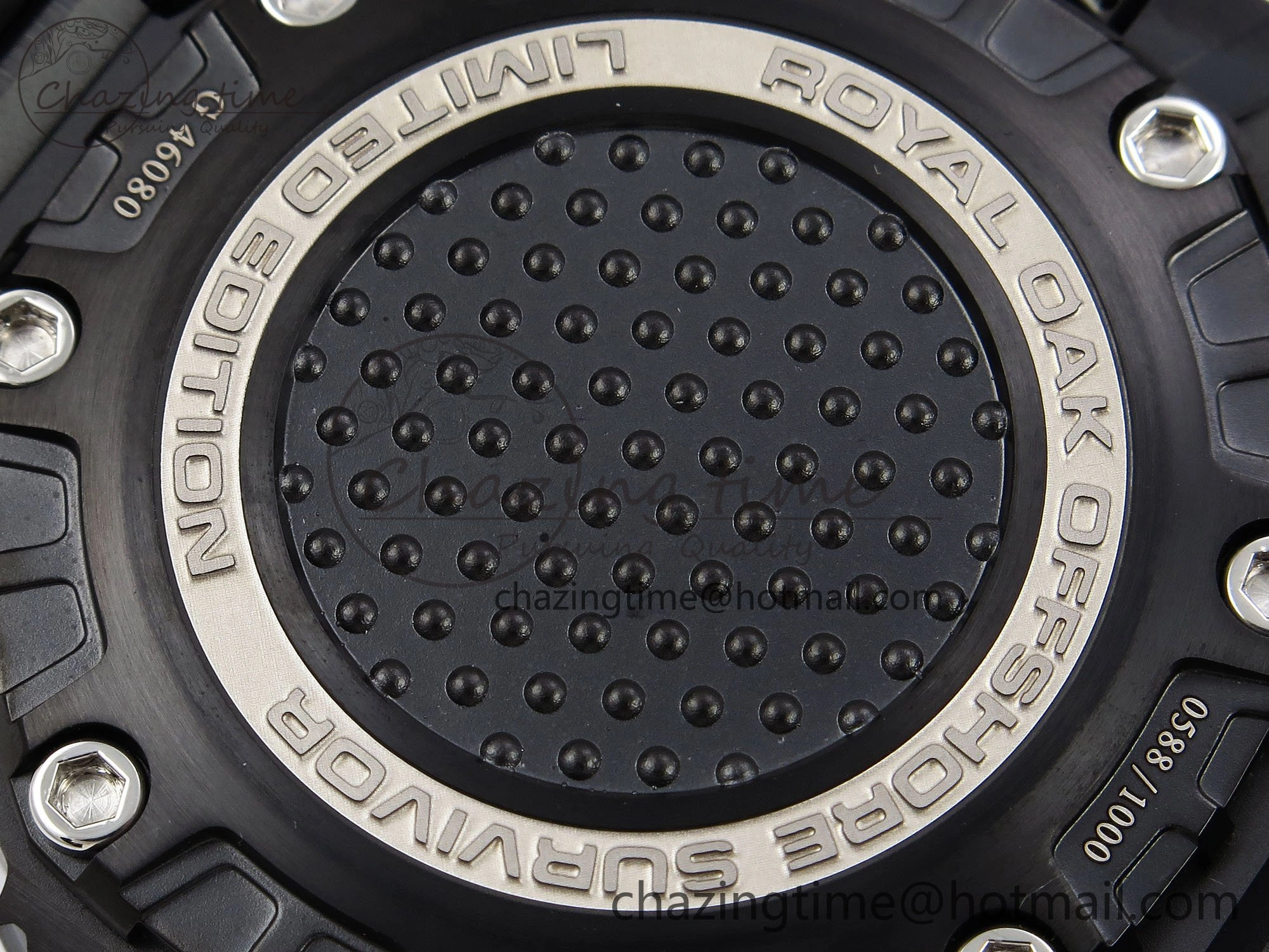 Royal Oak Offshore AP0861A Survivor Ltd Ed DLC CER RU Black IPF A Bright 4464