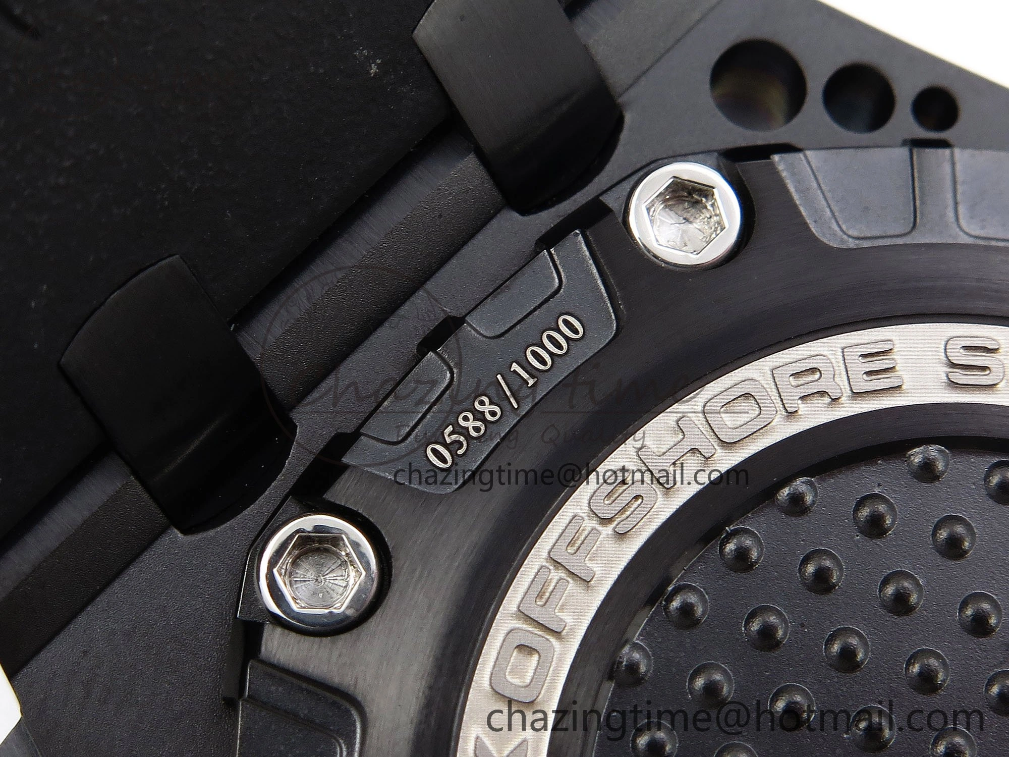 Royal Oak Offshore AP0861A Survivor Ltd Ed DLC CER RU Black IPF A Bright 4464