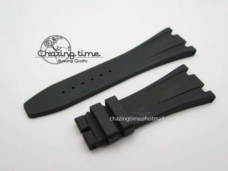 UrbanChic Royal Oak Offshore Black & White Marcus JF Best Edition On White Rubber Strap A7750 (Free Black Strap) 5068
