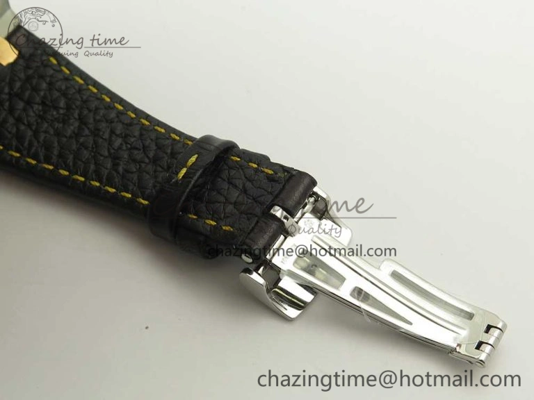 Royal Oak Offshore Bucherer JF Best Edition Two Tone Blue Dial on Black Leather Strap A QuickDry 4891