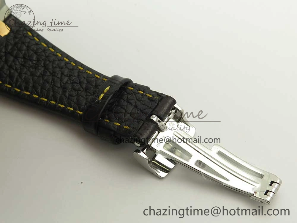 Royal Oak Offshore Bucherer JF Best Edition Two Tone Blue Dial on Black Leather Strap A QuickDry 4891