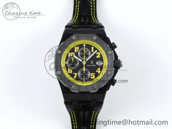 Royal Oak Offshore ‘Bumble Bee’ APF Best Edition on Black Rubber Strap A Affordable 4436