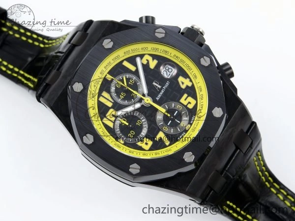 Royal Oak Offshore ‘Bumble Bee’ APF Best Edition on Black Rubber Strap A Affordable 4436