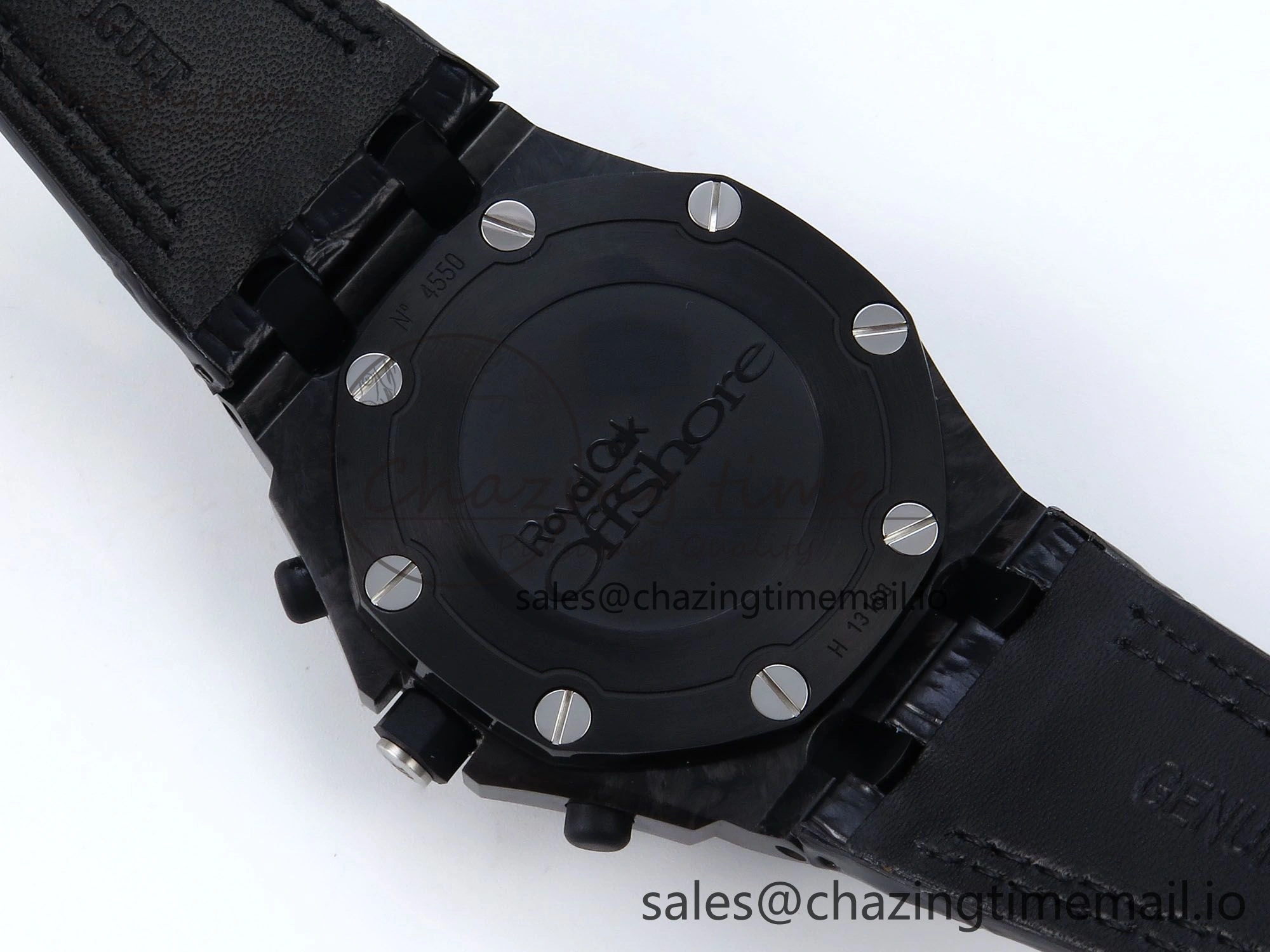 Royal Oak Offshore ‘Bumble Bee’ TKF Best Edition on Black Leather Strap A Durable 4356