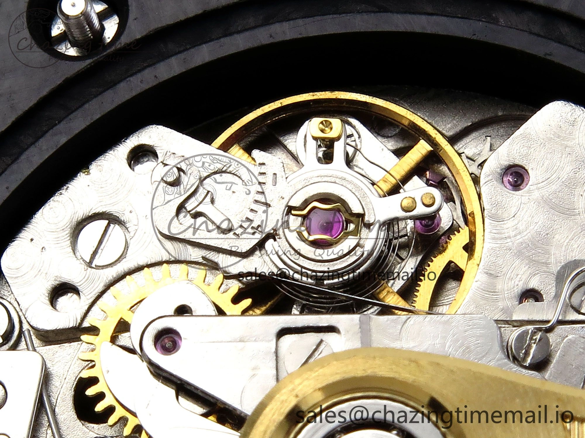 Royal Oak Offshore ‘Bumble Bee’ TKF Best Edition on Black Leather Strap A Durable 4356