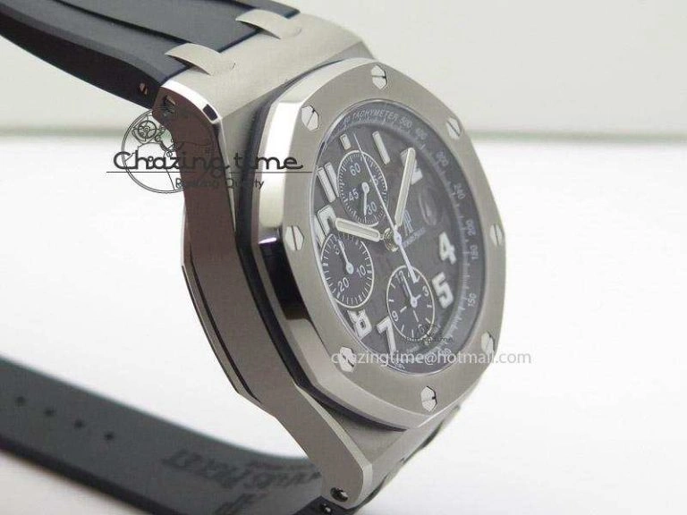 Supportive Royal Oak Offshore Chronopassion JF Best Edition on Black Rubber Strap A 5132