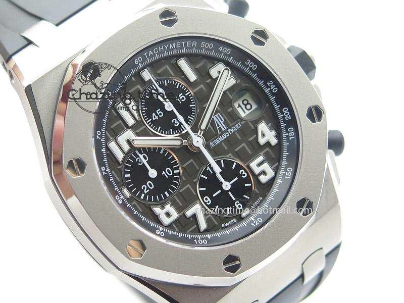 Supportive Royal Oak Offshore Chronopassion JF Best Edition on Black Rubber Strap A 5132