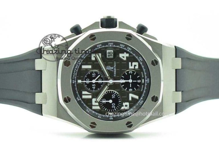 Supportive Royal Oak Offshore Chronopassion JF Best Edition on Black Rubber Strap A 5132