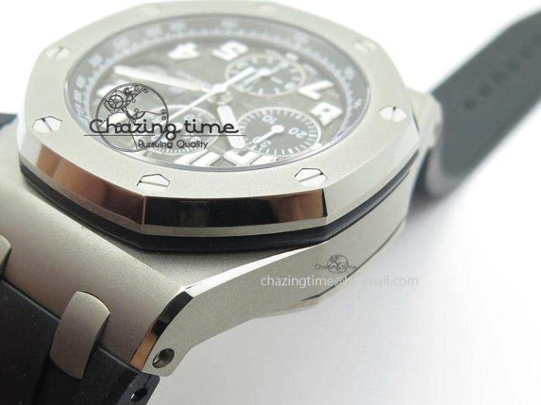 Supportive Royal Oak Offshore Chronopassion JF Best Edition on Black Rubber Strap A 5132