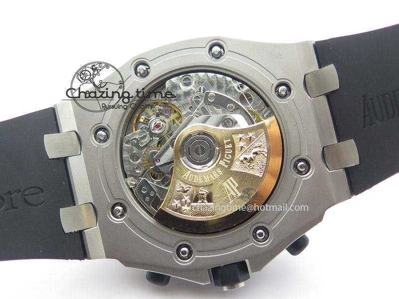 Supportive Royal Oak Offshore Chronopassion JF Best Edition on Black Rubber Strap A 5132