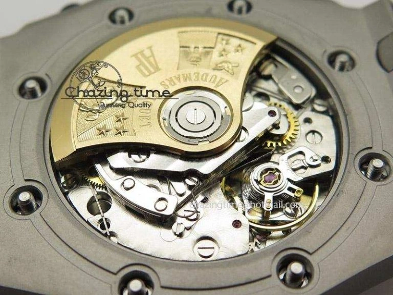 Supportive Royal Oak Offshore Chronopassion JF Best Edition on Black Rubber Strap A 5132