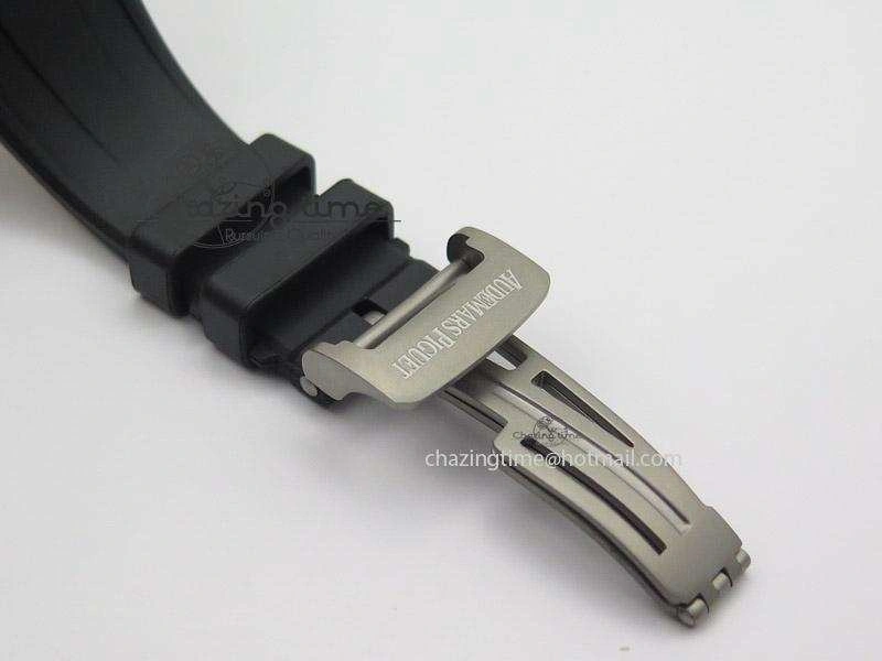 Supportive Royal Oak Offshore Chronopassion JF Best Edition on Black Rubber Strap A 5132