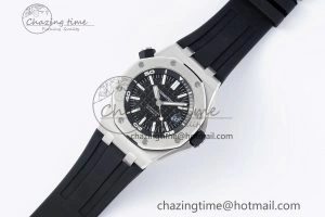 Royal Oak Offshore Diver 15703 APSF 1:1 Best Edition Black Dial on Black Rubber Strap A3120 Super Clone UrbanChic 4707