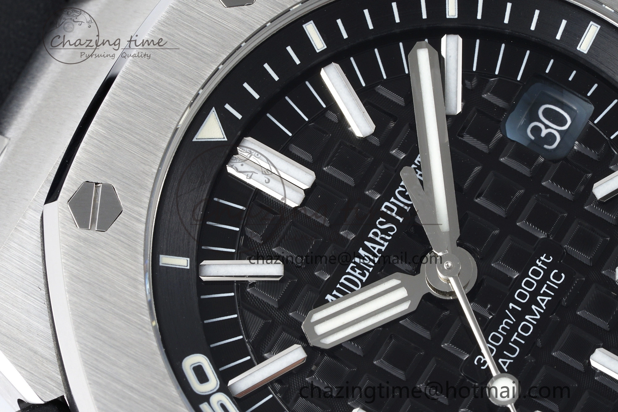 Royal Oak Offshore Diver 15703 APSF 1:1 Best Edition Black Dial on Black Rubber Strap A3120 Super Clone UrbanChic 4707