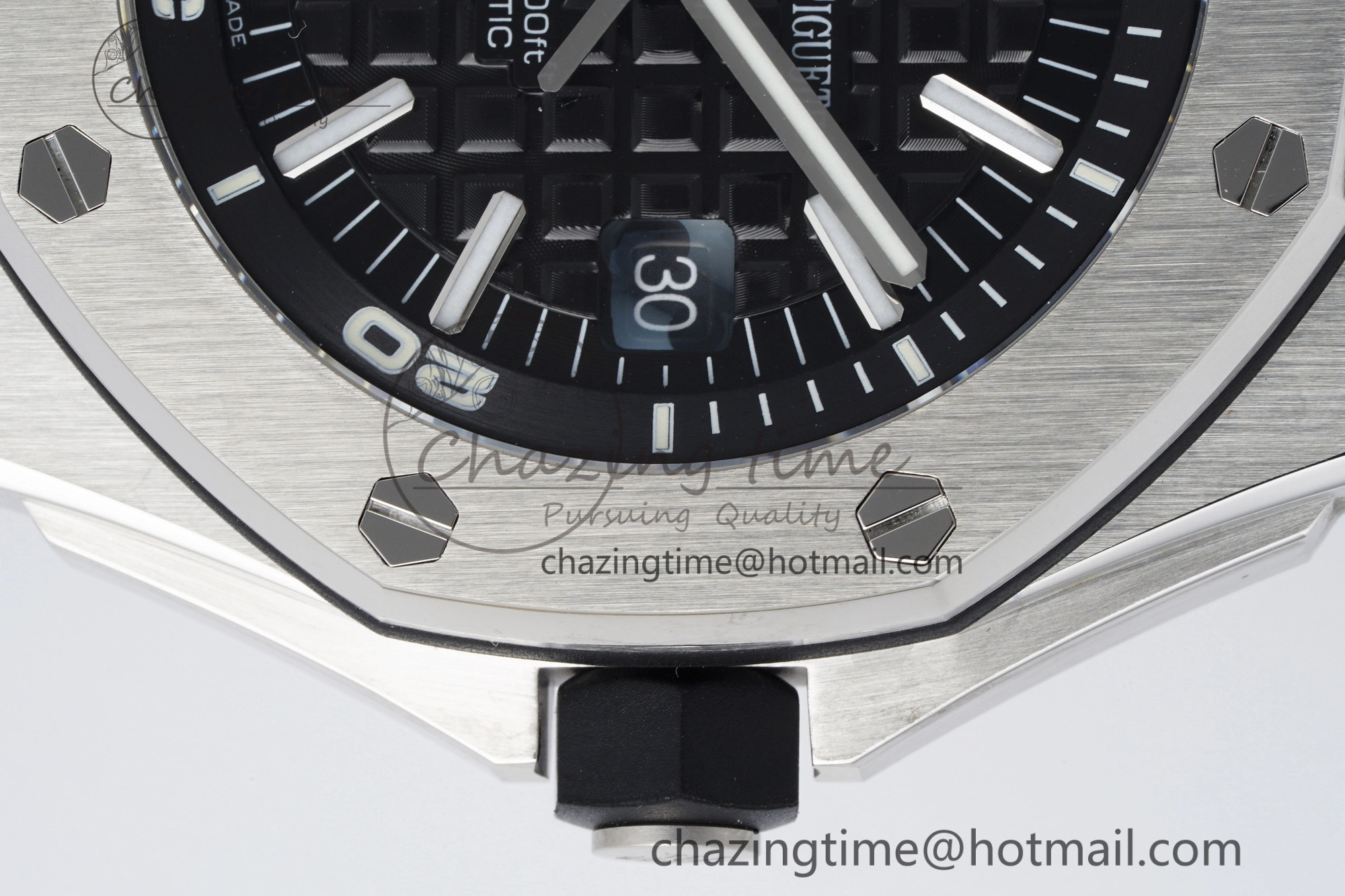 Royal Oak Offshore Diver 15703 APSF 1:1 Best Edition Black Dial on Black Rubber Strap A3120 Super Clone UrbanChic 4707