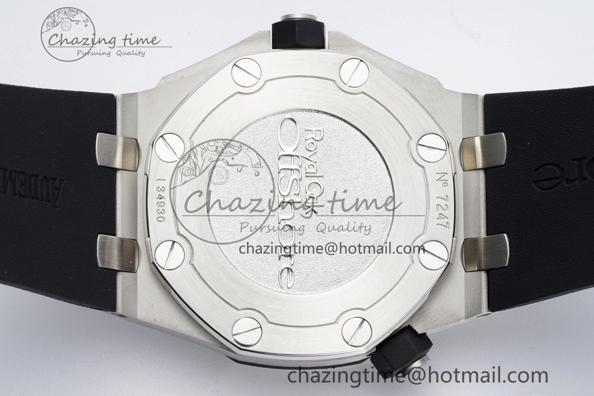 Royal Oak Offshore Diver 15703 APSF 1:1 Best Edition Black Dial on Black Rubber Strap A3120 Super Clone UrbanChic 4707