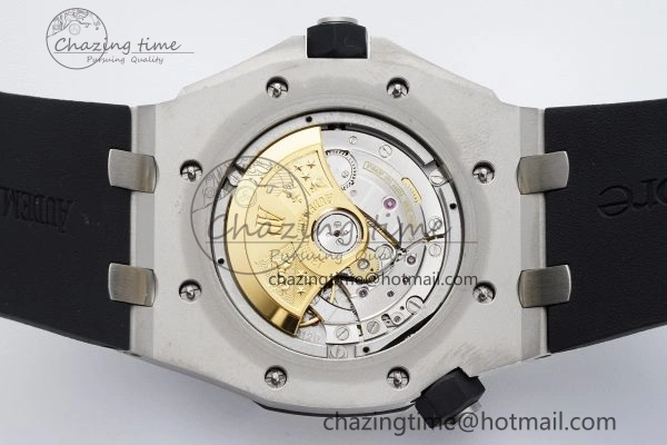 Royal Oak Offshore Diver 15703 APSF 1:1 Best Edition Black Dial on Black Rubber Strap A3120 Super Clone UrbanChic 4707
