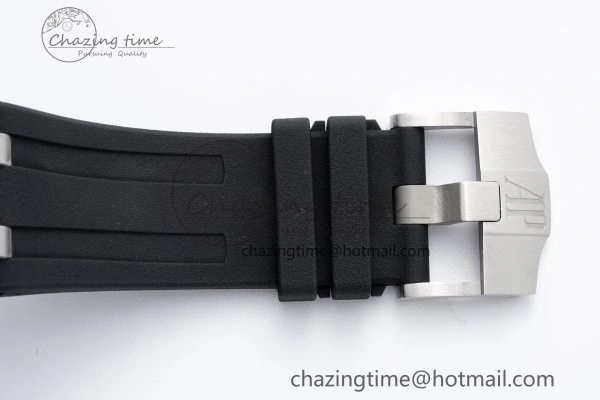 Royal Oak Offshore Diver 15703 APSF 1:1 Best Edition Black Dial on Black Rubber Strap A3120 Super Clone UrbanChic 4707