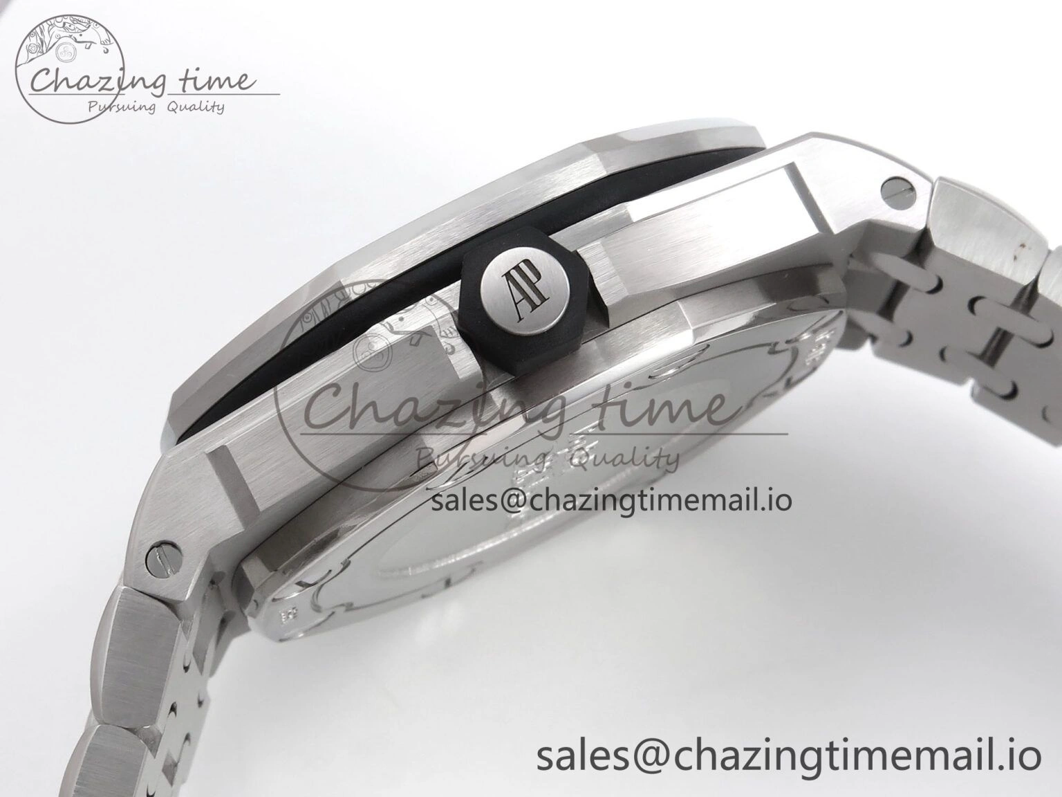 Breathable Royal Oak Offshore Diver 15703 APSF 1:1 Best Edition Black Dial on SS Bracelet SA3120 Super Clone 4391