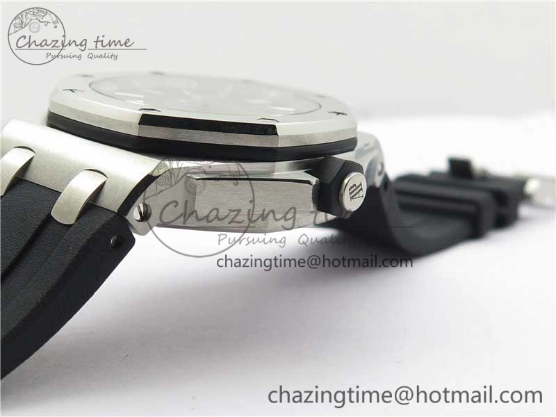 Royal Oak Offshore Diver 15703 JF 1:1 Best Edition on Rubber Strap A2824 V Neat 4834
