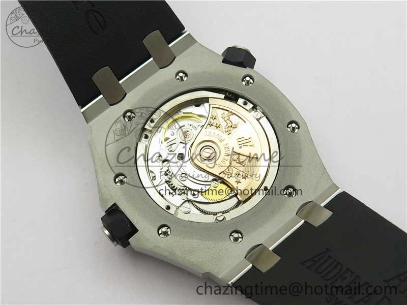 Royal Oak Offshore Diver 15703 JF 1:1 Best Edition on Rubber Strap A2824 V Neat 4834