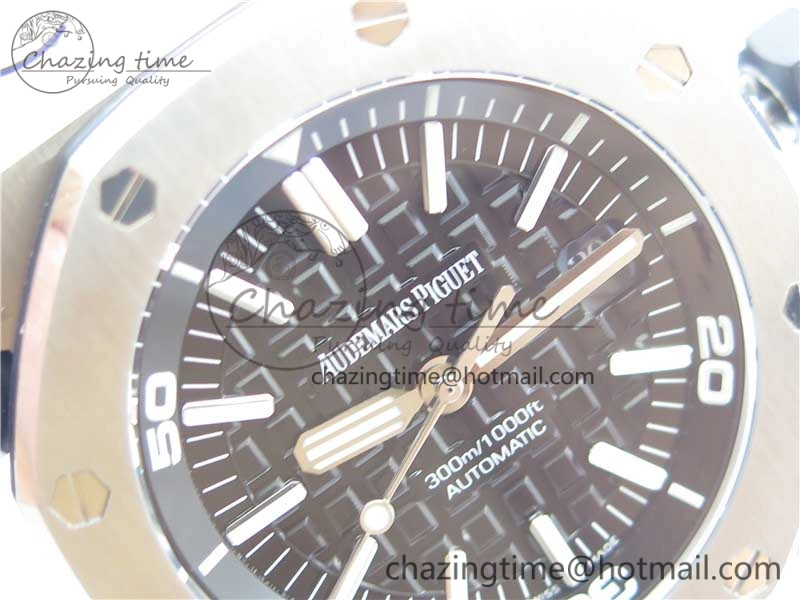 Royal Oak Offshore Diver 15703 JF 1:1 Best Edition on Rubber Strap A2824 V Neat 4834