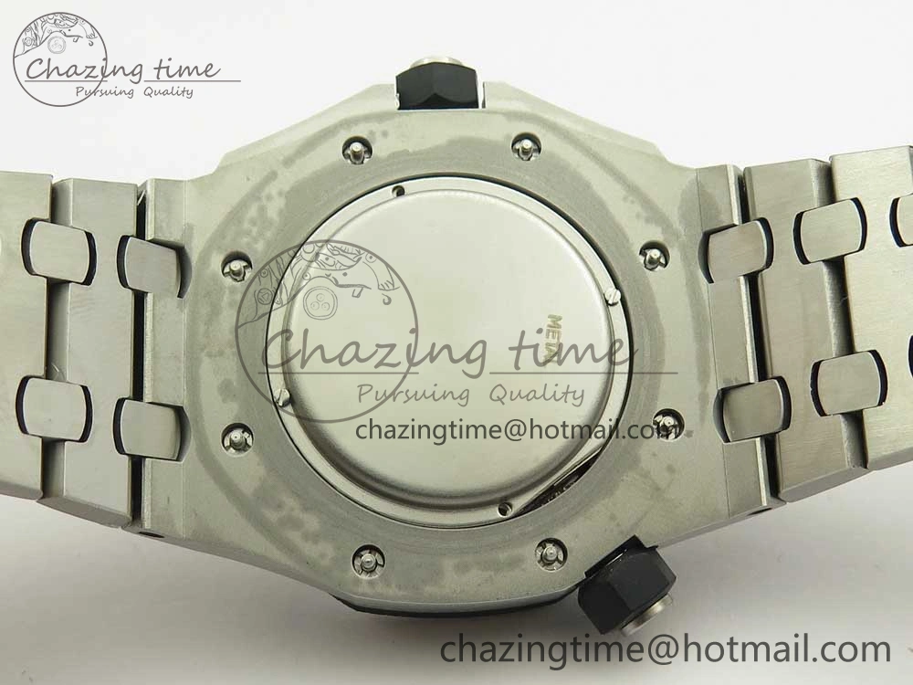 Royal Oak Offshore Diver 15703 JF 1:1 Best Edition on SS Bracelet A2824 V9. TopPick 4875