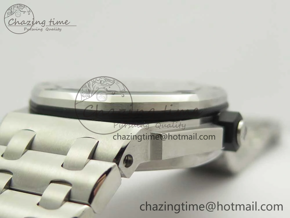 Royal Oak Offshore Diver 15703 JF 1:1 Best Edition on SS Bracelet A2824 V9. TopPick 4875