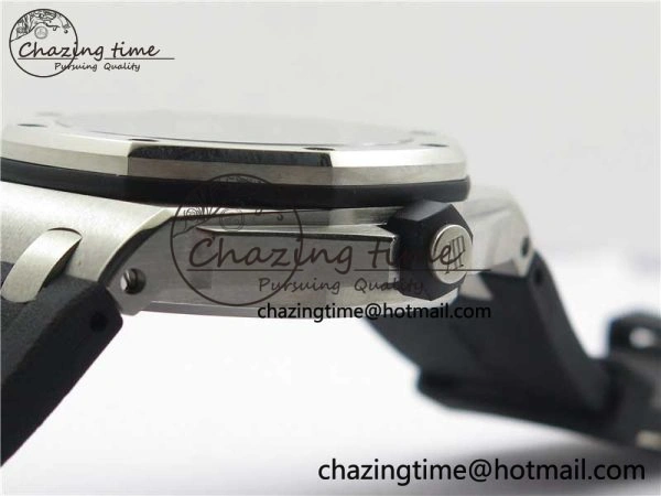 Royal Oak Offshore Diver 15703 ZF 1:1 Best Edition Black Dial on Black Rubber Strap A Trendsetting 4816