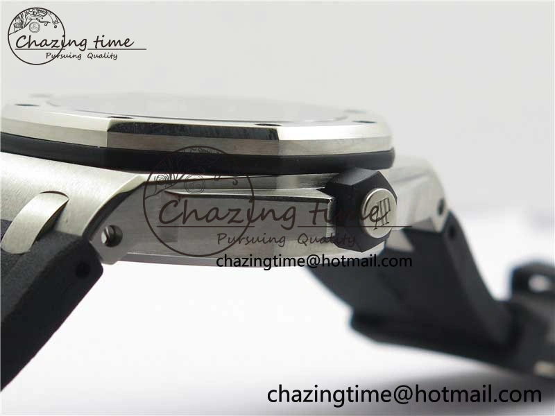 Royal Oak Offshore Diver 15703 ZF 1:1 Best Edition Black Dial on Black Rubber Strap A Trendsetting 4816