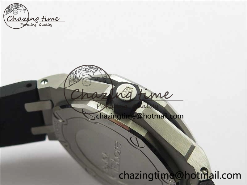 Royal Oak Offshore Diver 15703 ZF 1:1 Best Edition Black Dial on Black Rubber Strap A Trendsetting 4816