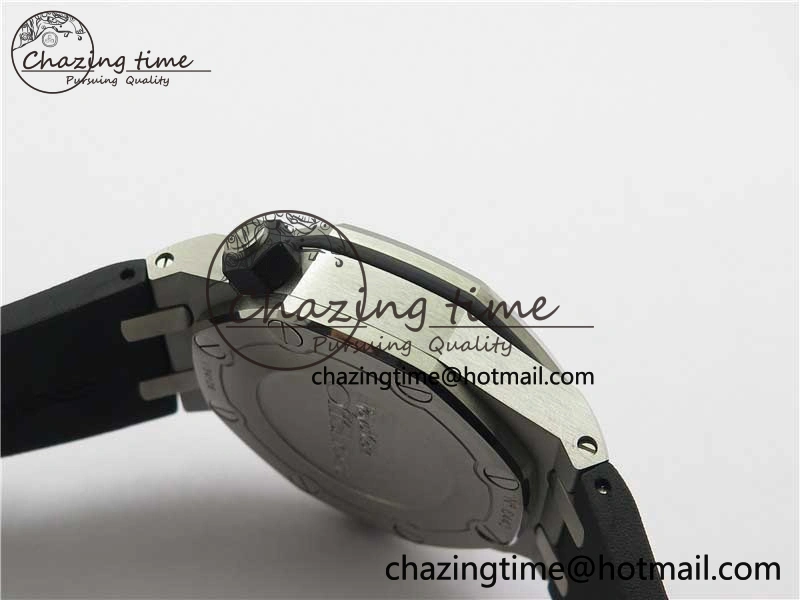 Royal Oak Offshore Diver 15703 ZF 1:1 Best Edition Black Dial on Black Rubber Strap A Trendsetting 4816