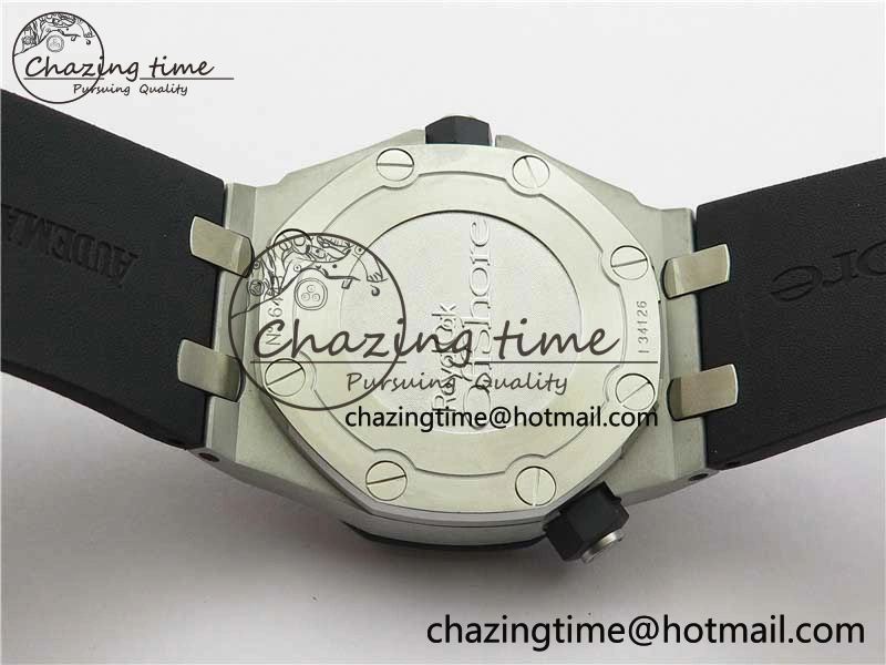 Royal Oak Offshore Diver 15703 ZF 1:1 Best Edition Black Dial on Black Rubber Strap A Trendsetting 4816