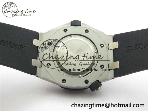 Royal Oak Offshore Diver 15703 ZF 1:1 Best Edition Black Dial on Black Rubber Strap A Trendsetting 4816