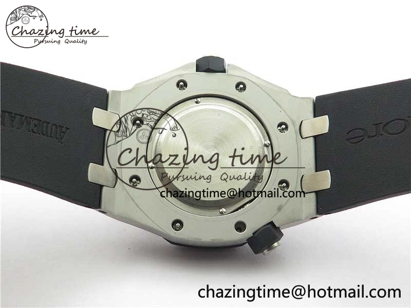 Royal Oak Offshore Diver 15703 ZF 1:1 Best Edition Black Dial on Black Rubber Strap A Trendsetting 4816