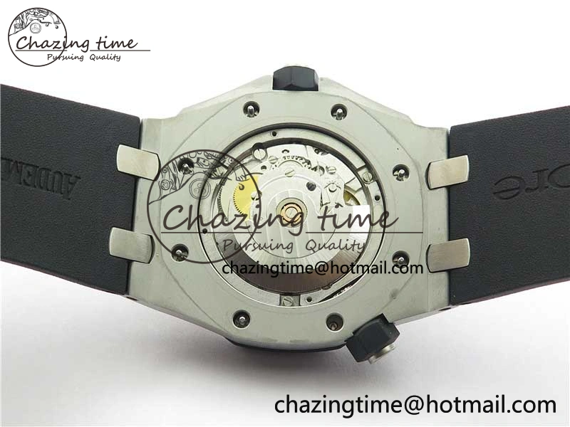 Royal Oak Offshore Diver 15703 ZF 1:1 Best Edition Black Dial on Black Rubber Strap A Trendsetting 4816