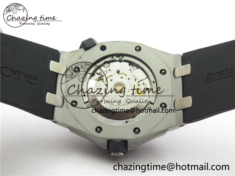 Royal Oak Offshore Diver 15703 ZF 1:1 Best Edition Black Dial on Black Rubber Strap A Trendsetting 4816