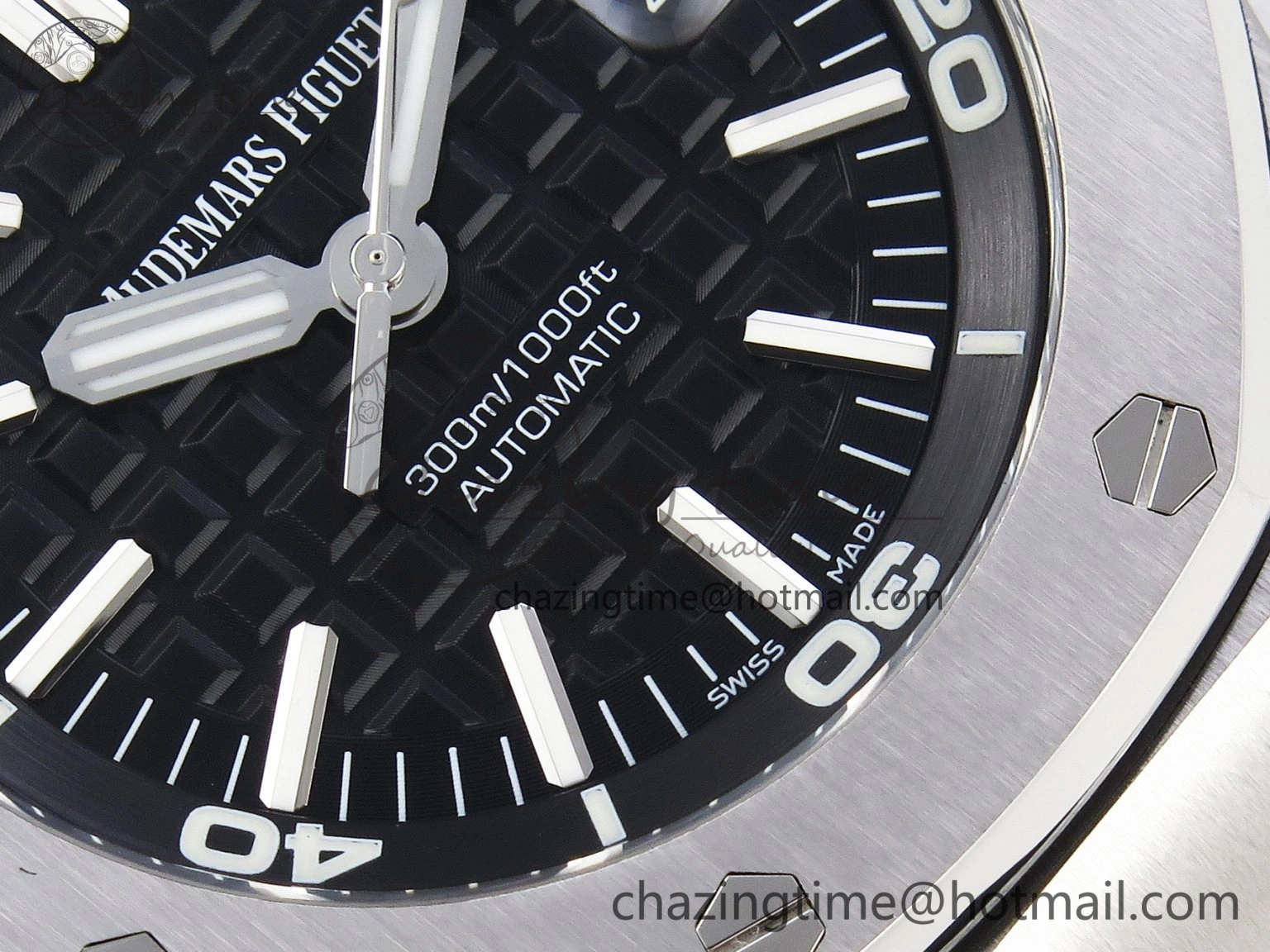 Royal Oak Offshore Diver 15703 ZF 1:1 Best Edition Black Dial on Black Rubber Strap SA3120 Super Clone V MultiPurpose 4569